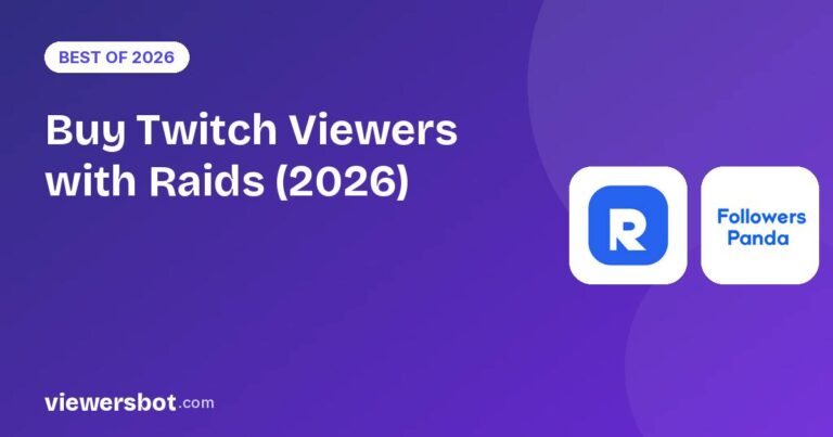 Buy Twitch Viewers with Raids (2026): Plans That Include Raids