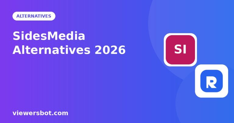 Best SidesMedia Alternatives (2026): Better Twitch & Kick Viewer Plans
